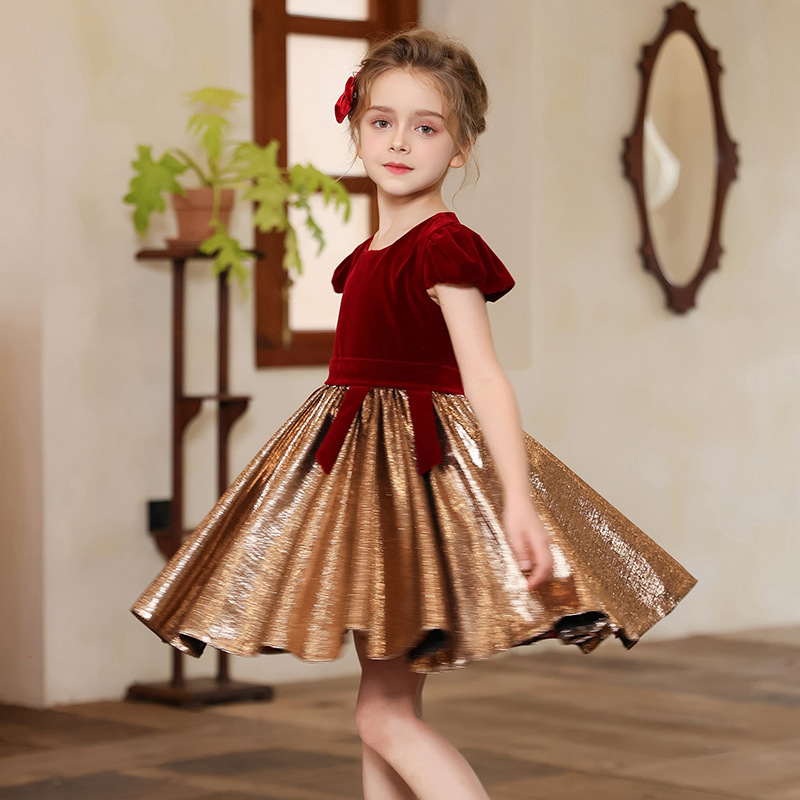 Traje de coro para niños Traje de actuación para el día del niño de jardín de infantes Vestido de anfitrión de escuela primaria y secundaria Concurso de recitación de poesía Traje de actuación