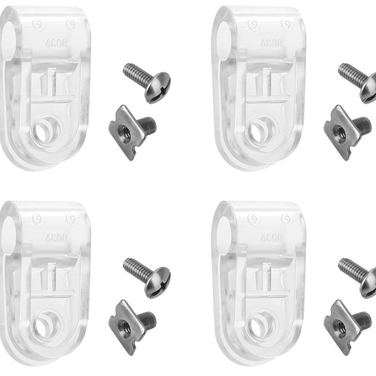 新款 足球头盔夹螺钉螺母适用运动头盔,用于修复足球头盔面罩