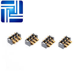 厂供弹片式电池座连接器 2.5间距 短形塑高3.8H BC- 15公座