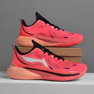 2025 new friction sound shock absorption wear-resistant practical basketball shoes men's and women's trend thick bottom non-slip student sneaker