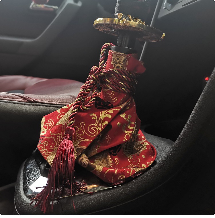JDM Japanese-style car gear shift cover, manual transmission gear shift cover, popular cross-border product, car interior decoration, national trend