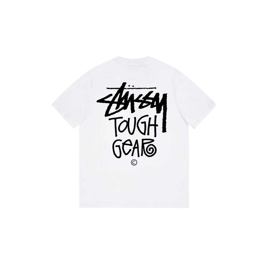 Stussy T-shirt Tough Gear White