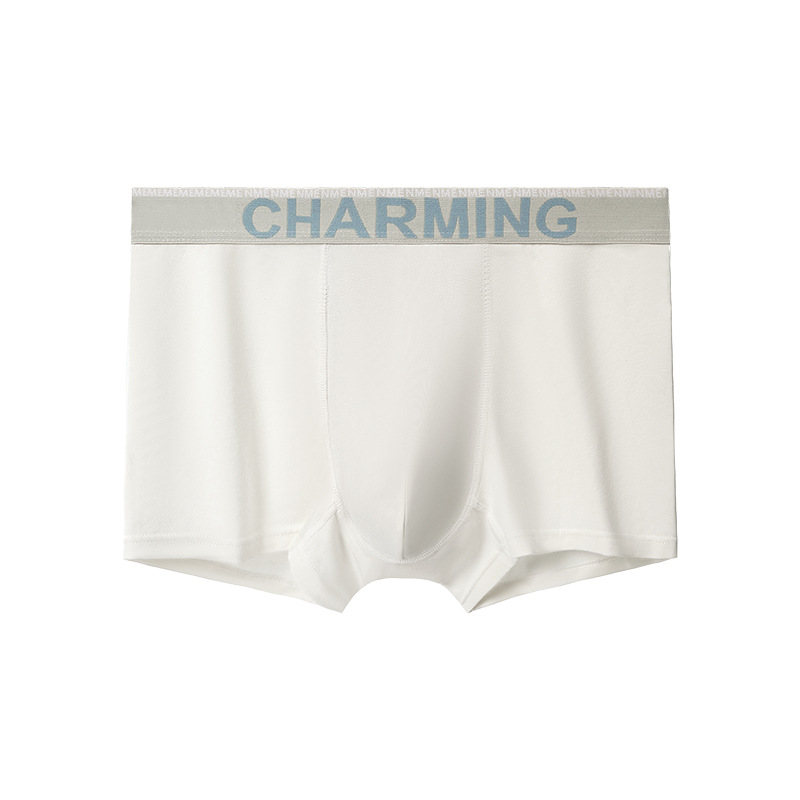 Ropa interior de los hombres modal algodón boxer shorts juventud inconsútil deportes transpirable más tamaño boxer shorts cabeza ropa interior