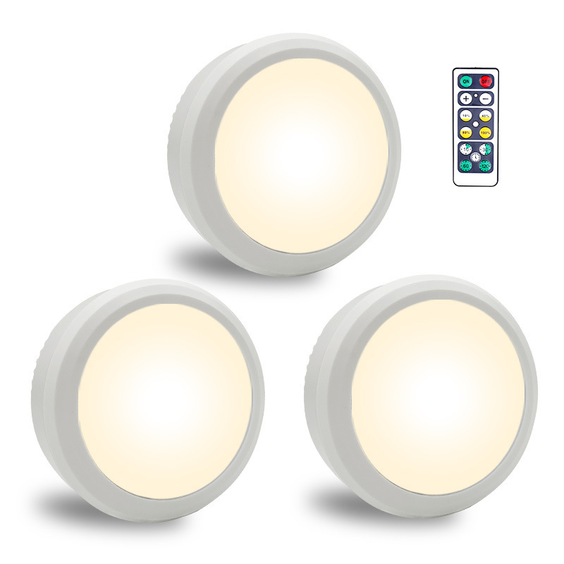 Cross-border new led night light No.5 battery infrared remote control press bedside corridor lighting Pat hockey light