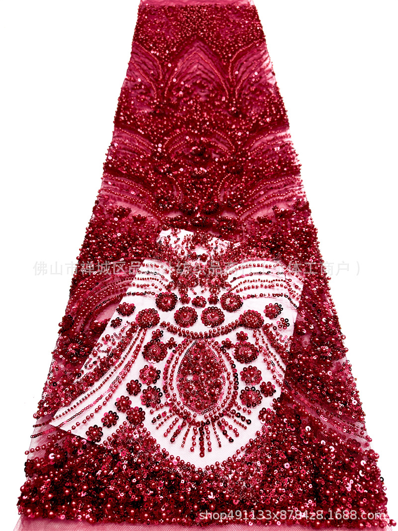 Nuevo vestido de novia de moda vestido de cena de moda tela de perlas brillante comercio exterior transfronterizo al por mayor