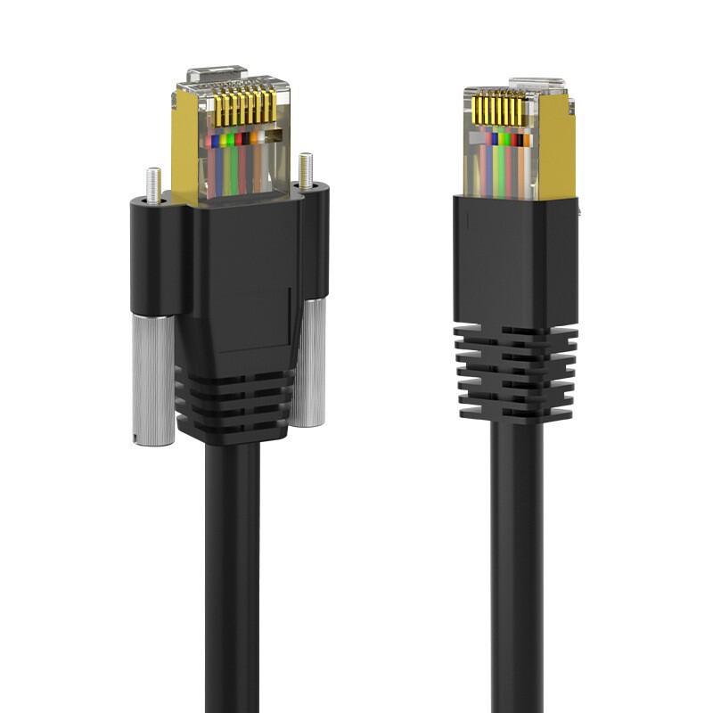 High flexible industrial camera with lock connection data cable towline network cable Gigabit 10 Gigabit Super Class 6 Network Ethernet