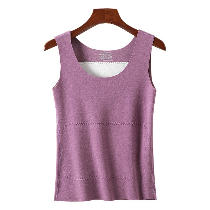 Термобелье H505 для женщин, флисовая подкладка, бесшовное, универсальная майка для осени и зимы, теплая нижняя одежда.