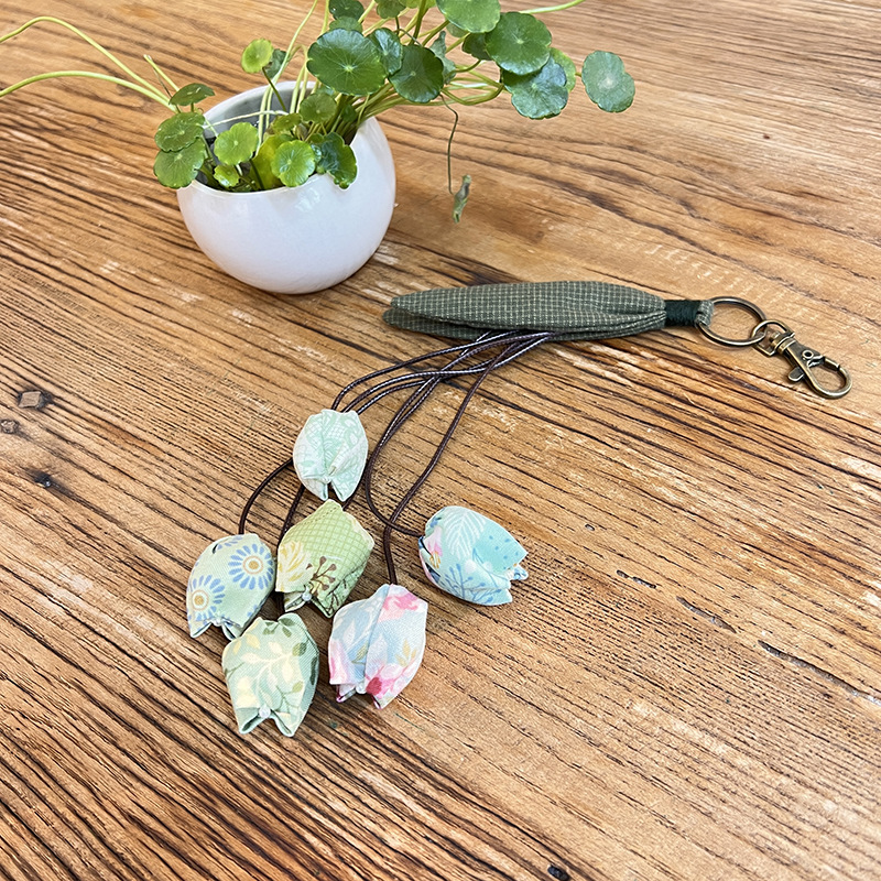 Bordado hecho a mano DIY creativo colgante adulto principiante patchwork bordado bolsa de regalo de coche bordado colgante