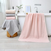高阳产地厂家直销纯棉浴巾加厚柔软吸水家用70*140加大成人浴巾|ms