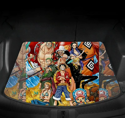Leather Cartoon Trunk Mat, Trunk Mat - 1-63-suit-72-75100cm-crystal-velvet-standard-version