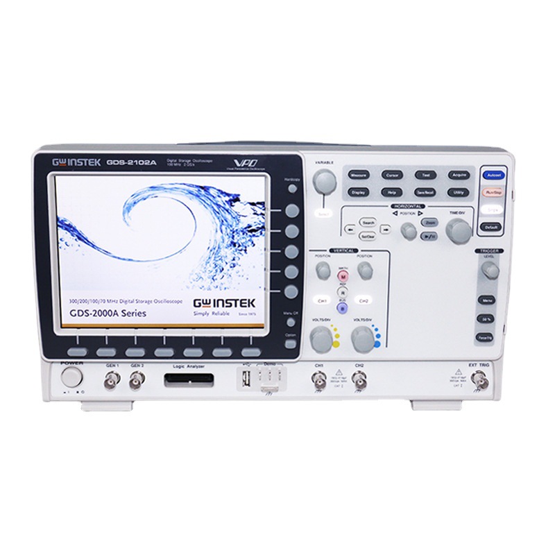 Gwinstek固纬数字存储示波器GDS-2072A双通道70M示波器 研发仪器