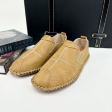 夏季男士皮鞋简约时尚休闲鞋轻盈透气防滑柔软商务男鞋子软皮软底