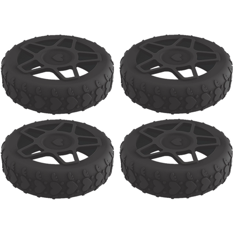 Caster shoesスーツケースホイールシリコン保護カバー耐摩耗性全包スーツケースホイールシリコン保護カバー