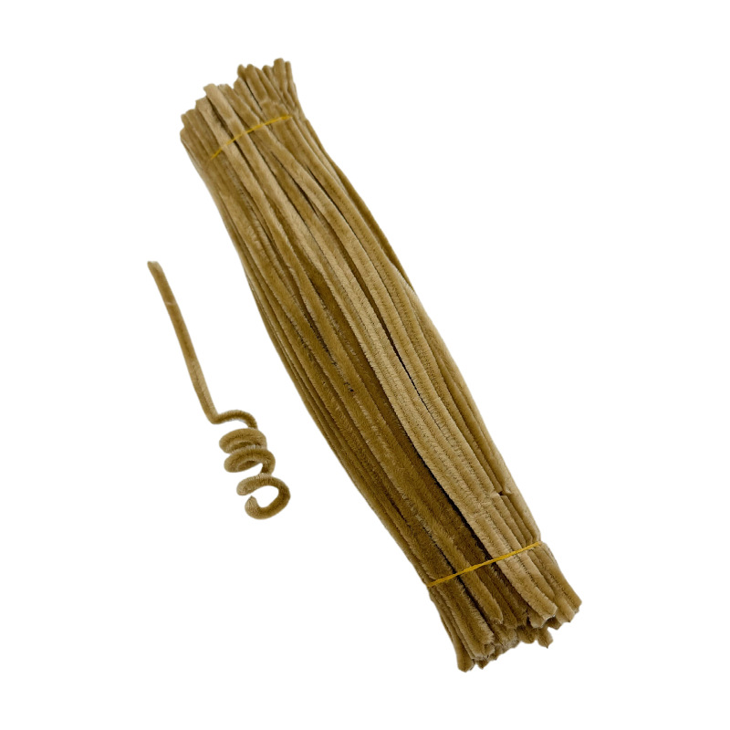 Cifrado [6mm Twisted stick] DIY tiras de lana de colores material hecho a mano de los niños ramo de terciopelo de dinosaurio lana Raíz de lana tiras