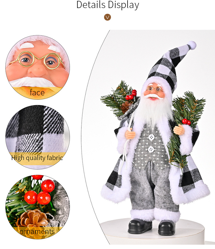 Neues Weihnachtsharz Alter Mann Ornamente Großhandel Nihaojewelry display picture 15