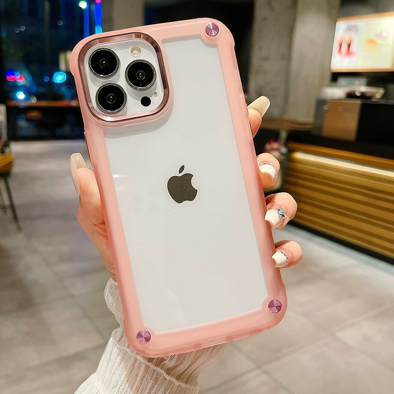 Чехол для телефона (Apple) совместим с iPhone 12–16, магнитный матовый или прозрачный, защита угла подушки безопасности