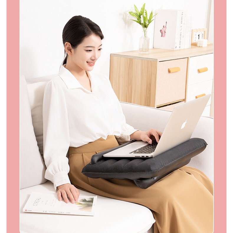 Inflatable Mini Computer Desk Easy to Carry and Storage Small Simple Small Apartment Movable Computer Desk for Home