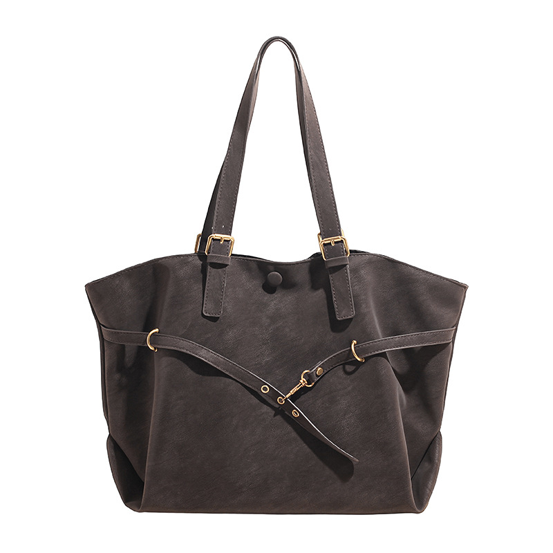 Otoño y invierno bolsas de mujer de viaje ocio retro de gran capacidad 2025 nuevo estilo coreano bolsas de mano versátiles