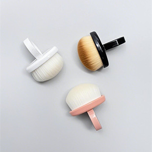 New Nail Art Ring Brush Soft Hair Ring Brush Short Handle Soft Dust Sweeping Cleaning Polishing Nail Dust Brush Tool