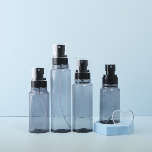 100ml 120ml 150ml Transparent Black Sealed Plastic Squeeze Alcohol Disinfectant Spray Bottle with Fine Mist