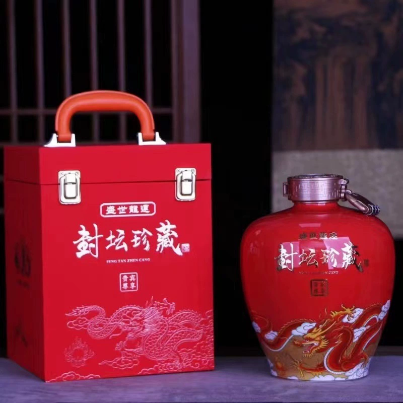 1 джин, 3 джина, 5 джинов 5kg керамических винных банок. Высококачественные герметичные винные банки Цзиндэчжэнь для замачивания и хранения вина, напрямую от производителя.