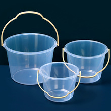 塑料小号水桶加厚结实家用儿童玩沙滩水收纳玩具桶提水画画美涛森