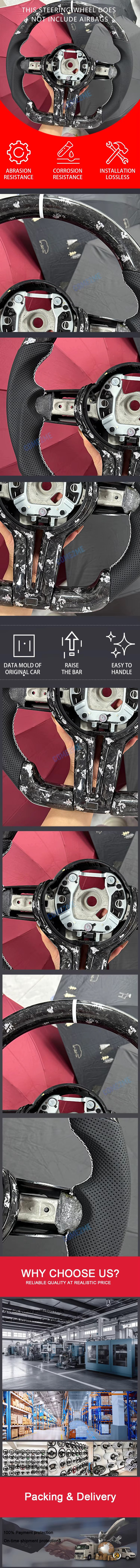 Suitable for BMW F30, F10, F31, F20, F25, F22, F36, F33 forged steering wheels
