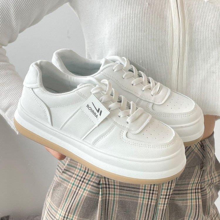 Dikke zolen witte schoenen voor dames 2022 lente nieuwe stijl ademende Koreaanse stijl casual studenten sneakers sneakers buitenlandse handel dropshipping_voghion.com