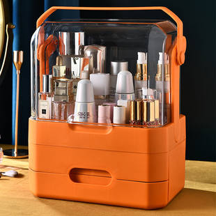 Cosmetic storage box, lipstick, dressing table, storage system for skin care