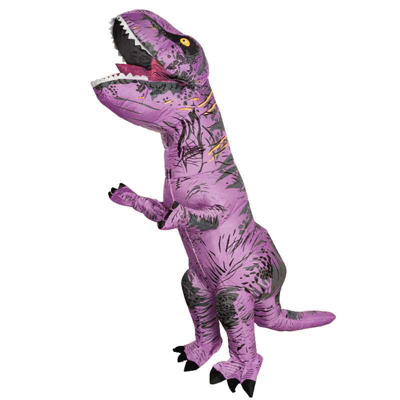 Disfraz Inflable de Tiranosaurio Rex, Accesorios para Fiestas de Disfraces de Halloween, Disfraz de Dinosaurio para Adultos y Niños