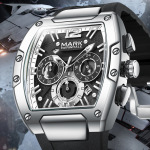 马克华菲Mark Fairwhale品牌手表男多功能六针防水夜光新款石英表