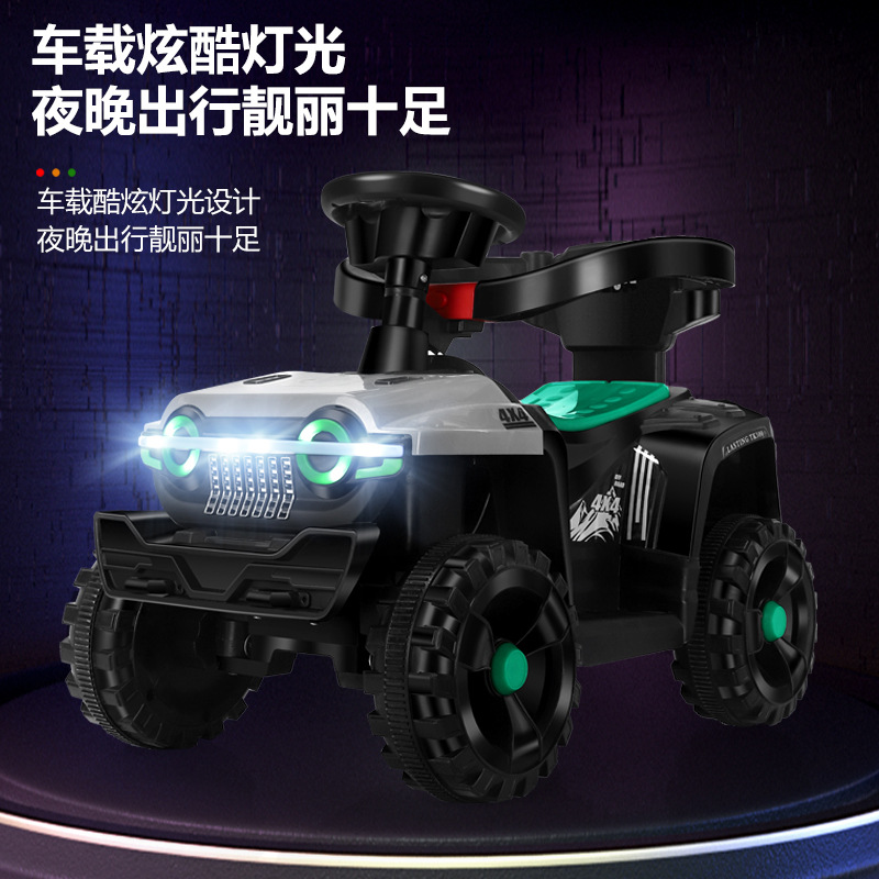 Vehículo eléctrico todoterreno para niños transfronterizos ATV coche eléctrico niños y niñas pueden sentarse con control remoto Batería recargable