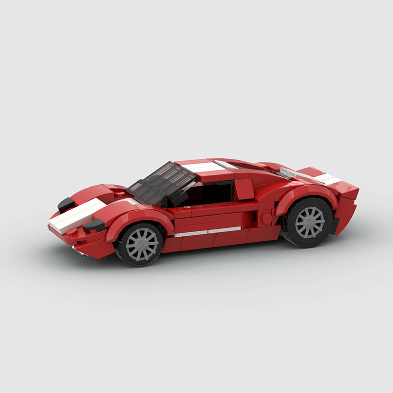 Compatible with Lego small particles hot sale moc racing GT40 model puzzle assembled children's building blocks toys cross-border batch Compatible with Lego small particles hot sale moc racing GT40 model puzzle assembled children's building blocks toys cross-border batch