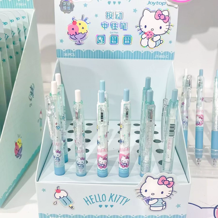 Joytop悦木 Hello Kitty Mint Soda Series-Press Pen Insert Box