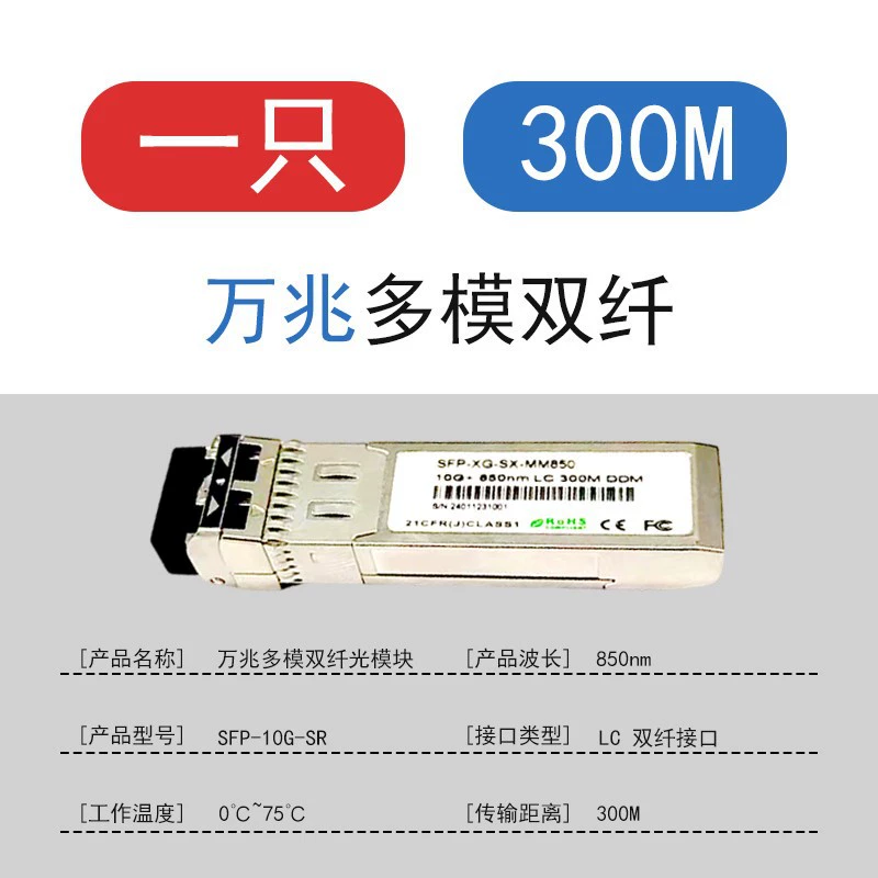 Industrial module, 10G, 300m