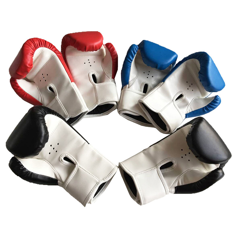 Factory Wholesale Children's Boxing Gloves Sanda Gloves Youth Training Karate Fighting Gloves