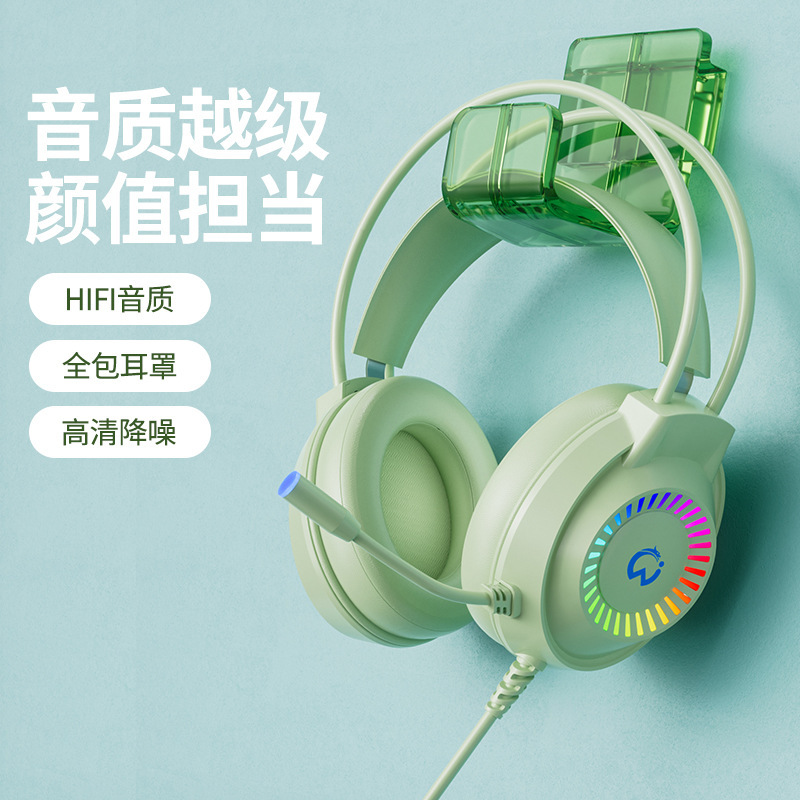 Mobile Phone Headset Head-Mounted with Microphone Gaming E-Sports Desktop Dedicated Wired Notebook Type-C Headset Mobile Phone Headset Head-Mounted with Microphone Gaming E-Sports Desktop Dedicated Wired Notebook Type-C Headset