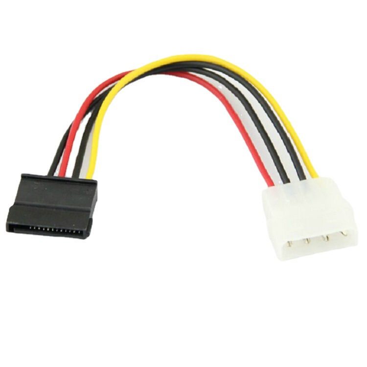 Serial optical drive hard disk SATA power cord to D-type 4-pin SATA to IDE computer chassis internal patch cord Serial optical drive hard disk SATA power cord to D-type 4-pin SATA to IDE computer chassis internal patch cord