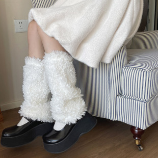 Millennium Y2K Spice Girls Subculture Autumn and Winter Soft Wool Roll Thickened JK Socks for Girls and Students Elephant Leg Cover