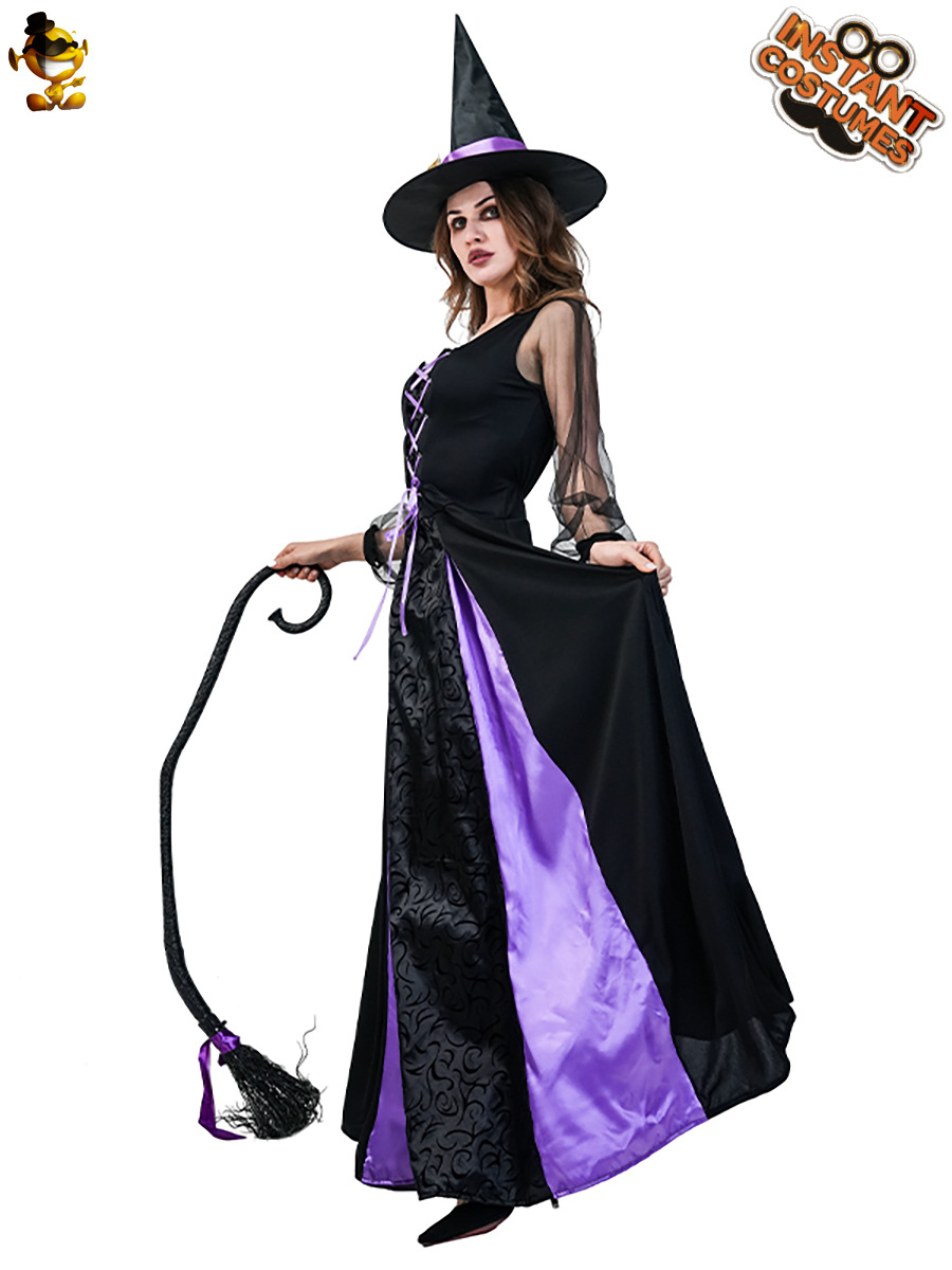 Halloween para adultos vestidos de brujas vestidos de brujas vestidos de escenario de Halloween