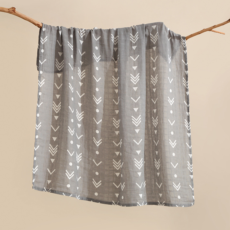 Toalla de baño para bebé, gasa de algodón puro clase A, doble capa transpirable, absorbente, manta fina, envoltura para bebé, venta al por mayor para niños
