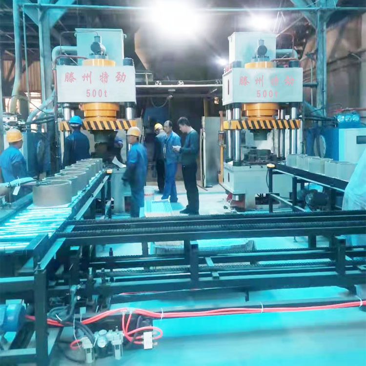 500吨石墨坩埚成型液压机 匣钵成型油压机 630吨粉末四柱液压机