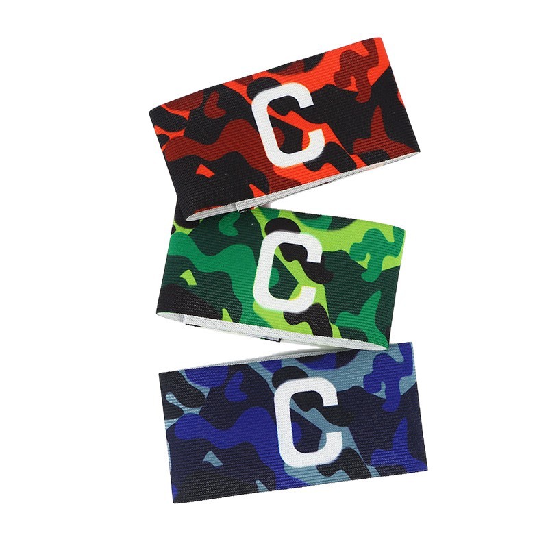 Fabricante al por mayor brazalete de capitán de fútbol velcro envuelto brazalete elástico de la Copa del Mundo brazalete de fútbol personalizado