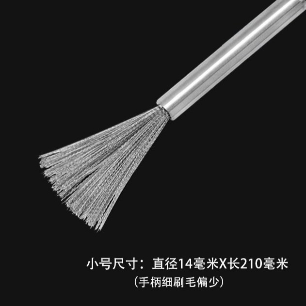 ステンレス製の長柄鍋ブラシ、家庭用食堂の調理器具、鍋洗い用品、鍋を傷つけない掃除ブラシ、お手入れ簡単、焦げ付き防止|undefined