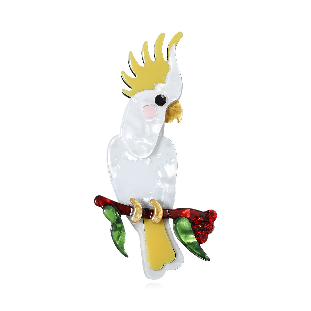 Brooches Classification Original Design Pin Parrot Arylic Stoving Varnish Unisex Brooches