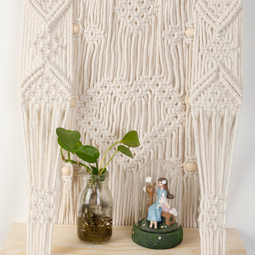 Amazon Bohemian Tapestry Woven Wall Hanging Bedroom Wall Decor Braided Rope Background Wall Wall Decoration Cross Border