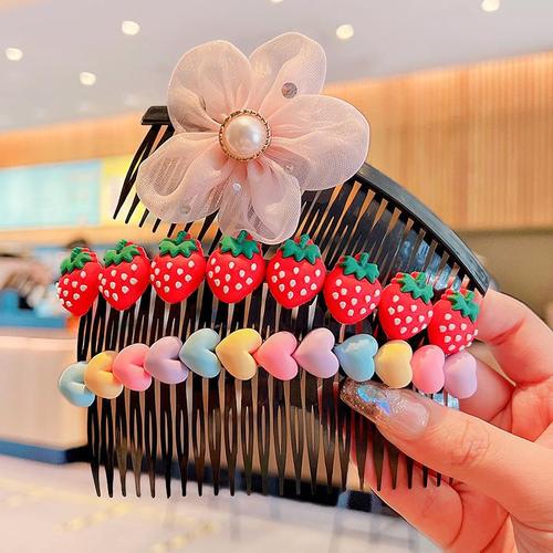 The new extended fringe magic children's comb hair clip cartoon hair accessory for little girls, fringe hair comb