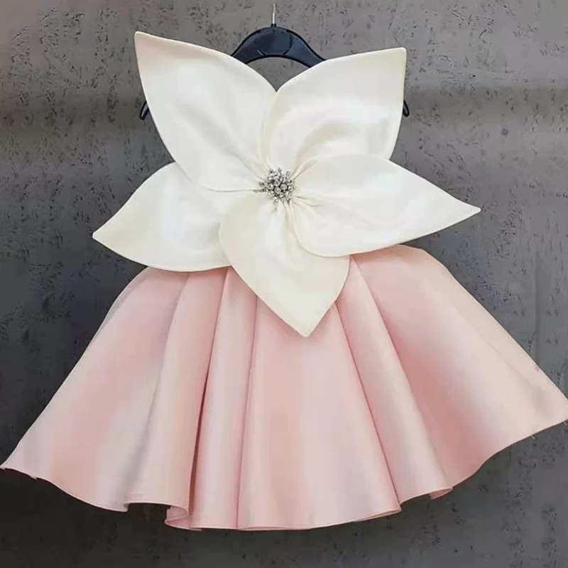 Летний детский наряд принцессы, фуксии цветок платье для девочки, Aliexpress, подарок на день рождения, наряд для особого случая