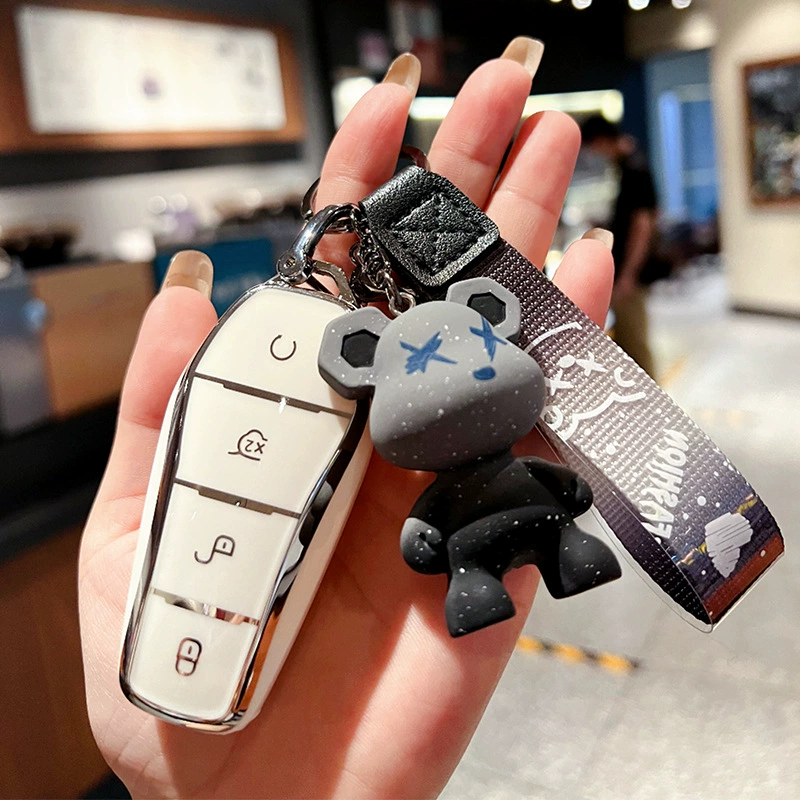 Для набора ключей BYD Qin PLUS Tang DMI Dolphin e2 чехол Song Pro Qin Han EV Модный чехол из ТПУ с пряжкой