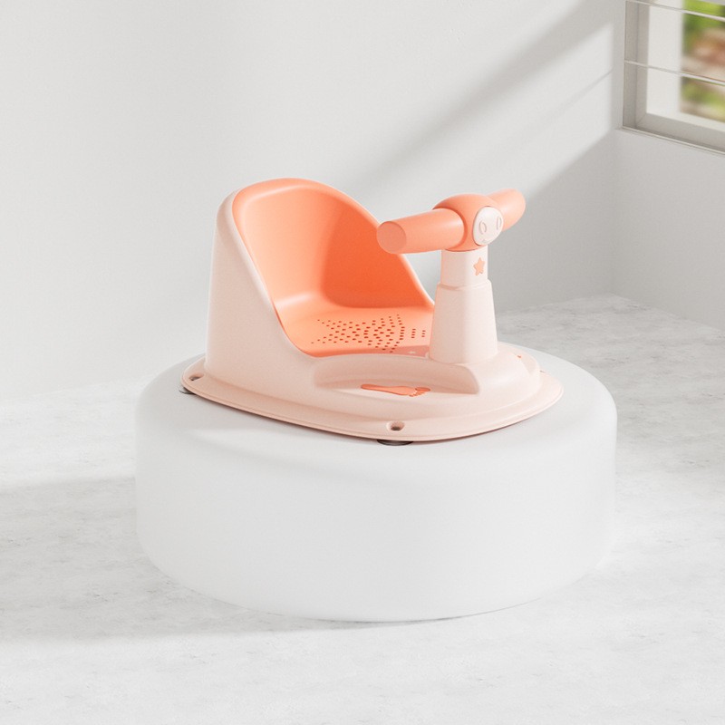 Asiento de baño para bebé, lavabo, tumbador, taburete para bebé, taburete para niños con ruedas, silla de respaldo para niños
